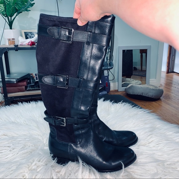 cole haan nike air riding boots